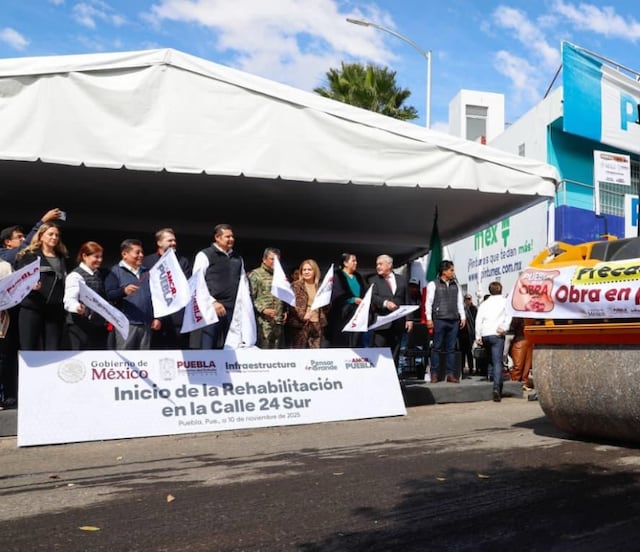 Armenta inicia rehabilitación de la calle 24 Sur