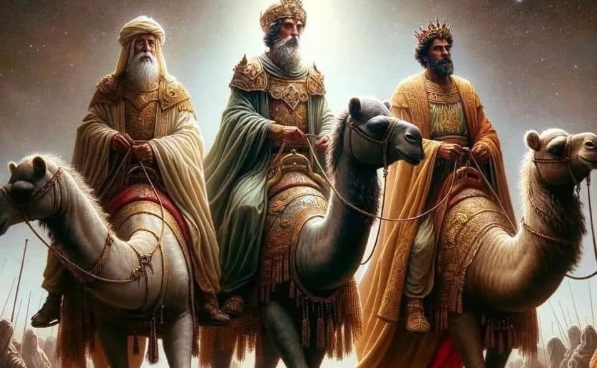 Melchor, Gaspar y Baltazar le entregaron al Niño Jesús tres obsequios I Foto: Meteored