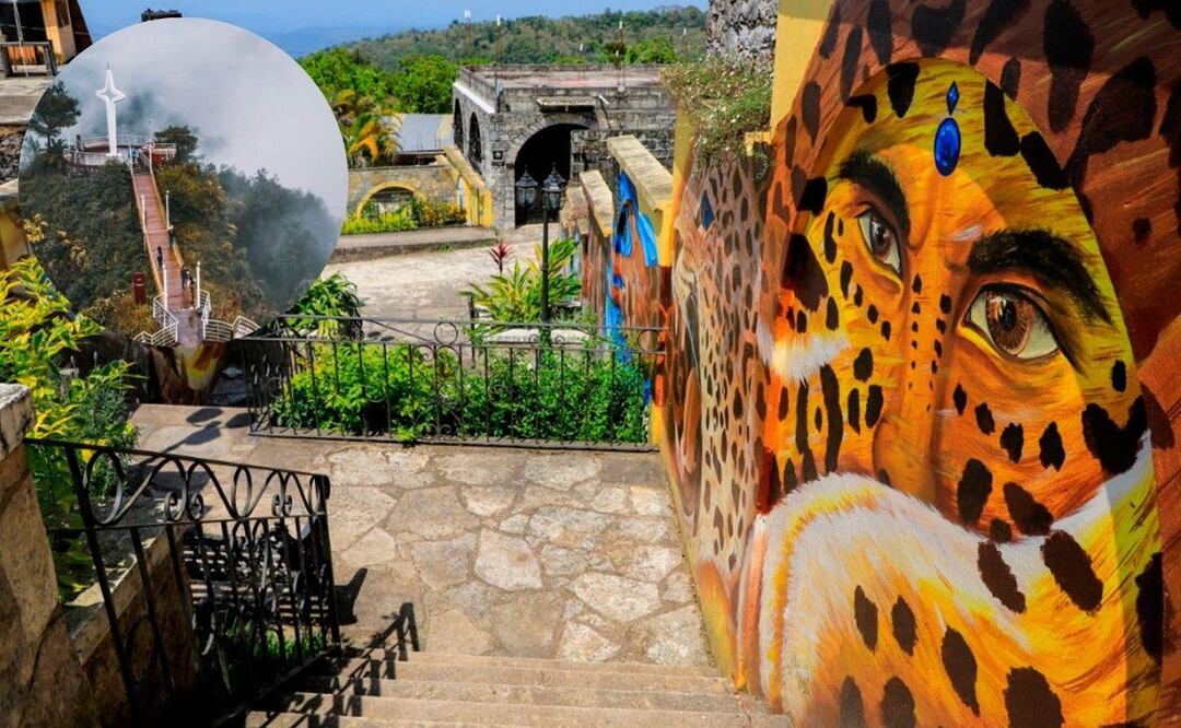 El mirador poblano con vista al mar está en Jonotla | Foto: Secretaría de Turismo del estado de Puebla / Instagram @omargonval