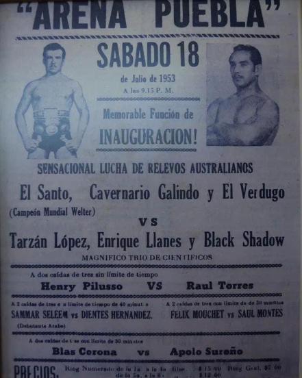 La primera lucha libre en Puebla fue hace 70 años, aquí la recordamos 
