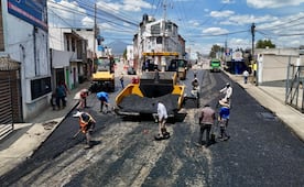 Gobierno de Puebla pavimenta la calle San Alfonso y beneficia a 66 mil habitantes
