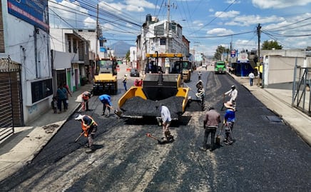 Gobierno de Puebla pavimenta la calle San Alfonso y beneficia a 66 mil habitantes