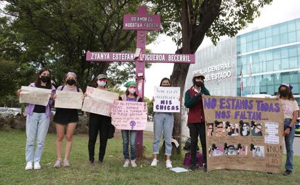 PROTESTAN CONTRA FEMINICIDIOS