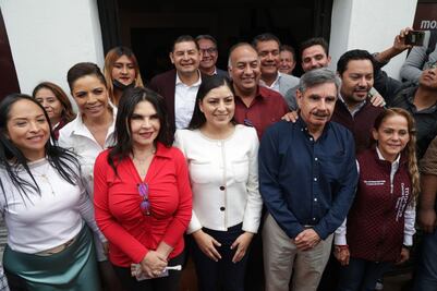 Aspirantes de Morena para la gubernatura de Puebla se alistan para encuesta final