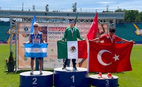 Kevin “La Bala” Palomares gana oro mundial en Bulgaria y rompe récord en 100 metros