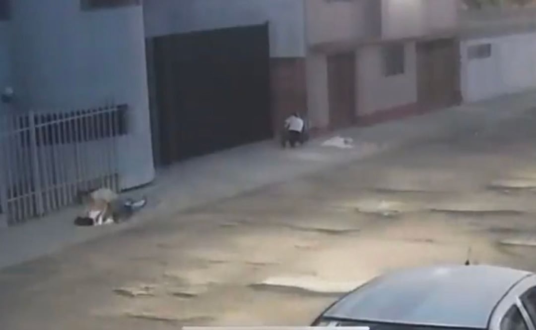 Alumnos del BINE denunciaron en redes sociales que fueron atacados por otros estudiantes | Foto: Twitter video @soyluisgabriel1