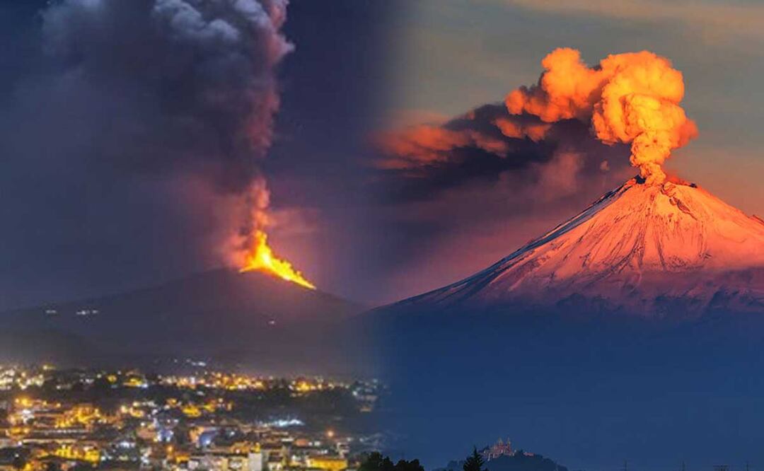 El volcán Popocatépetl podría estar conectado con el Etna y el Merapi  | Foto: Especial