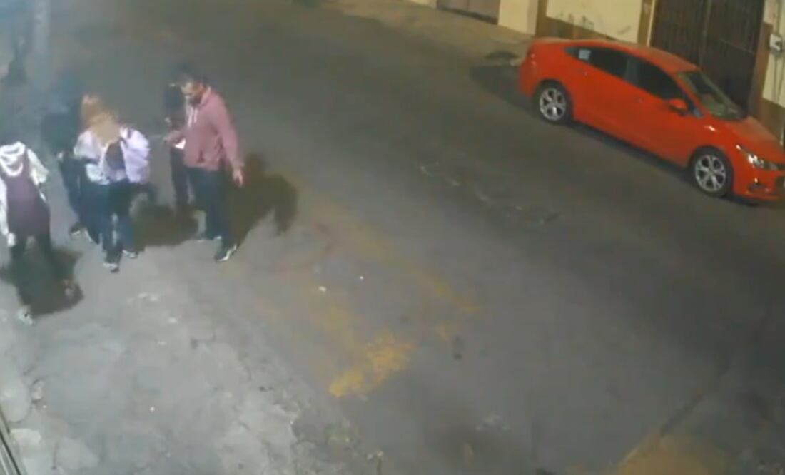 En video fue captado un asalto en Barrio de Santiago | Foto: Captura Redes Sociales
