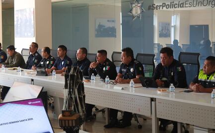 SSP y policías municipales alistan operativo coordinado de Semana Santa