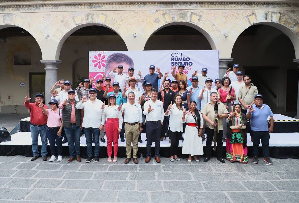 Lalo Rivera se reunió con liderazgos | Foto: Especial