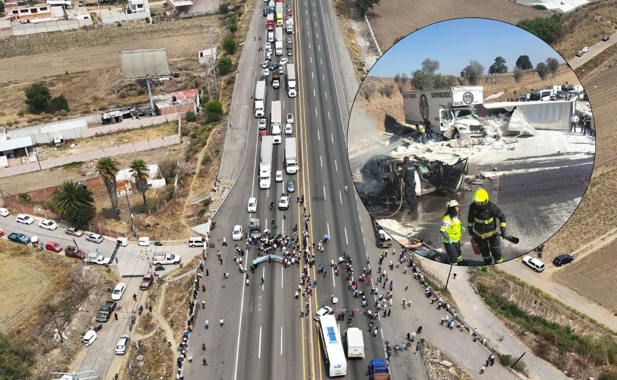 Ya reabrió la circulación en la autopista México-Puebla | Foto: EsImagen
