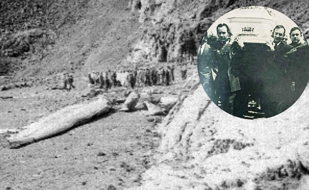 Foto Avión de pasajeros que se estrelló en el Popocatépetl | Mediateca INAH /