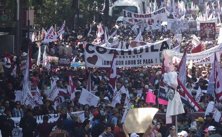 Opositores poblanos critican acarreo y uso del erario en marcha de AMLO en la CDMX