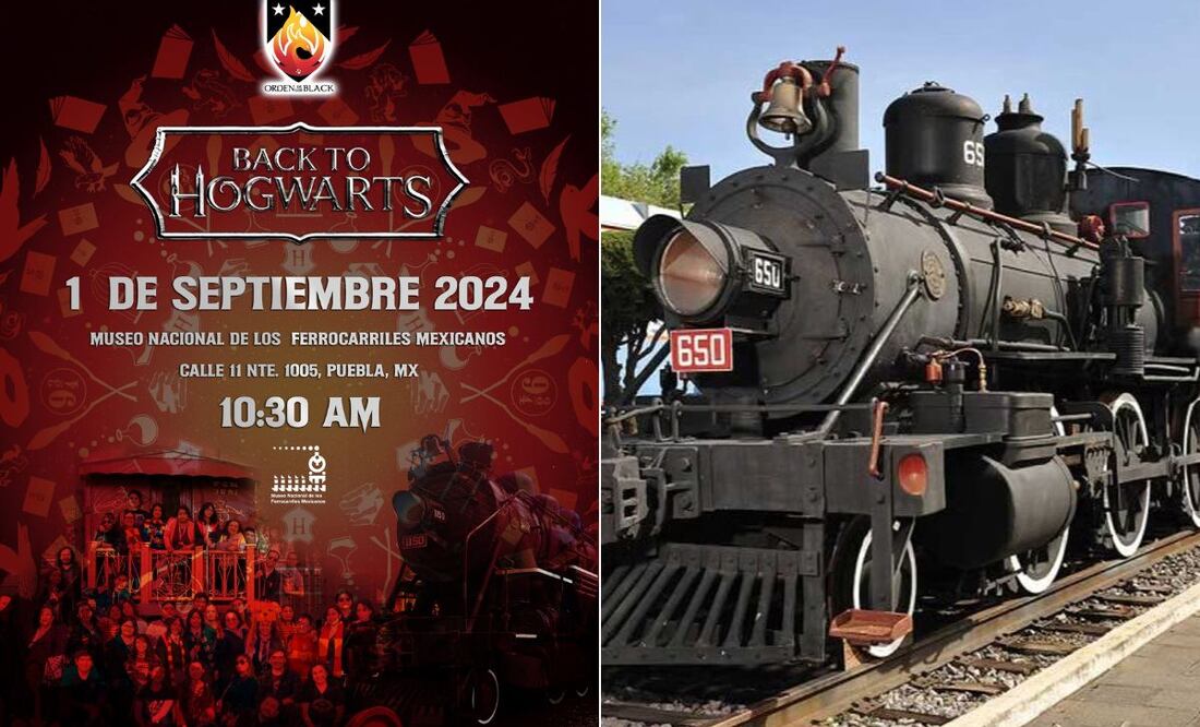 Fanáticos de Harry Potter invitan a disfrutar de un día especial en el Museo Nacional de los Ferrocarriles | Foto: Facebook / Archivo El Universal Puebla