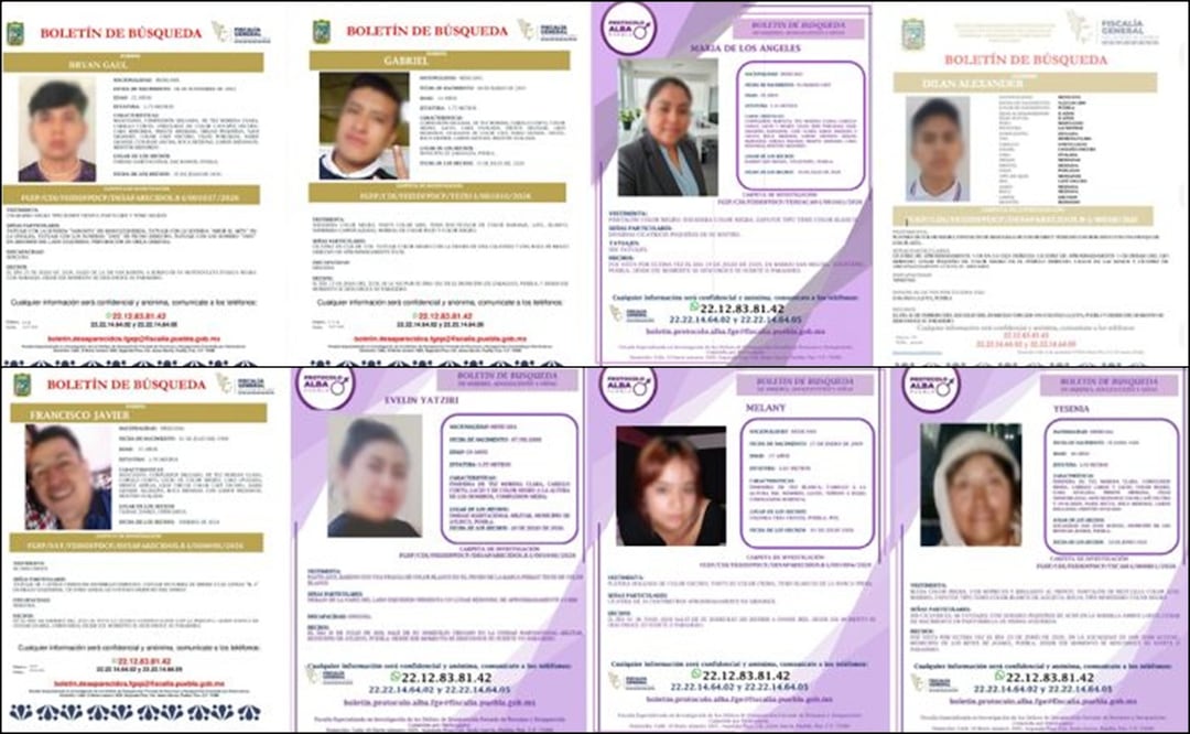 Los ocho boletines de búsqueda fueron cancelados luego de confirmarse la localización con vida de las personas | Foto: FGE