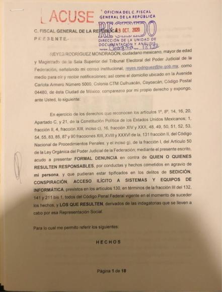 "Ojalá ya se muera ese viejo c... de Palacio Nacional", el supuesto tuit del magistrado vs AMLO 