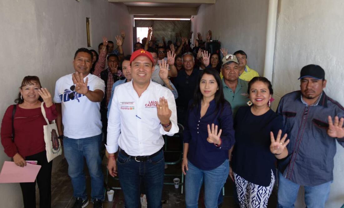 Lalo Castillo se comprometió a seguir trabajando por el pueblo | Foto: Especial