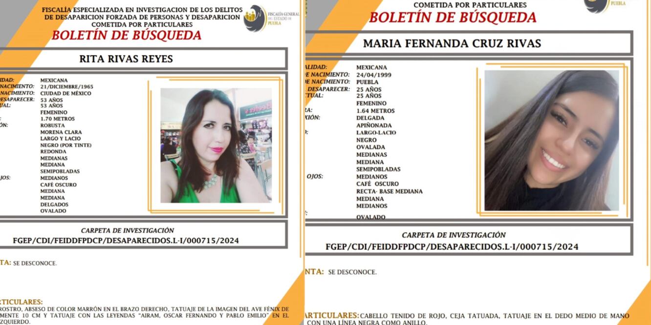 Poblanas desaparecidas en Nuevo León / Foto Redes Sociales