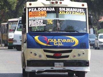 Operadores del transporte público exigen regresar a calles donde circula la RUTA