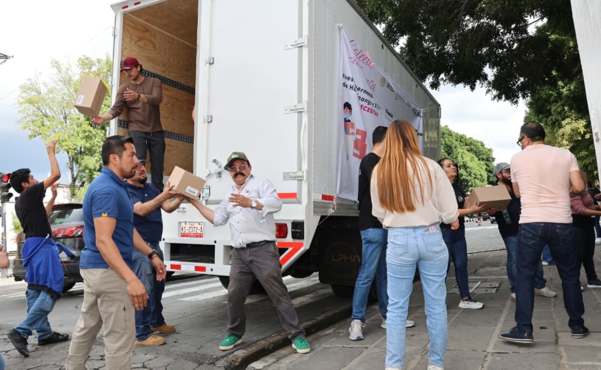 Envía SEDIF cinco camiones más con ayuda humanitaria durante fin semana