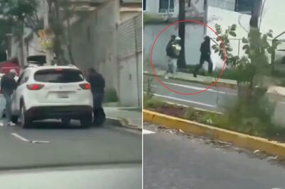 VIDEO Asaltantes encañonan a conductor en la 25 Poniente y Bulevar Esteban de Antuñano