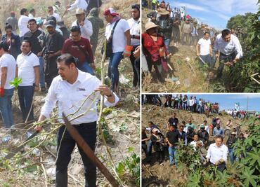Armenta lidera quinta faena comunitaria en Tehuacán y refuerza compromiso con los valores humanistas