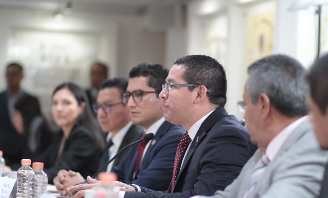 Iván Cruz Luna compareció en el Congreso de Puebla / Foto: Especial