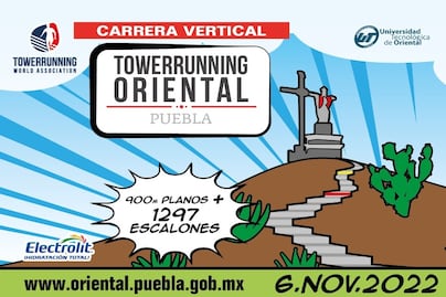 Carrera Vertical Towerruning Oriental. Aún puedes inscribirte