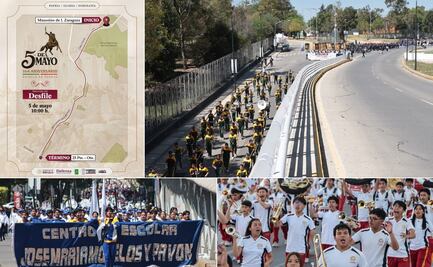 Estas son las calles que cerrarán por el Desfile del 5 de mayo en Puebla