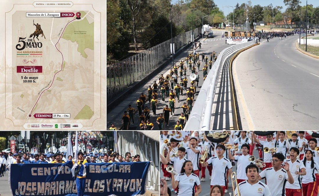 El Desfile del 5 de mayo provocará el cierre de varias calles | Foto: EsImagen/SEP Puebla