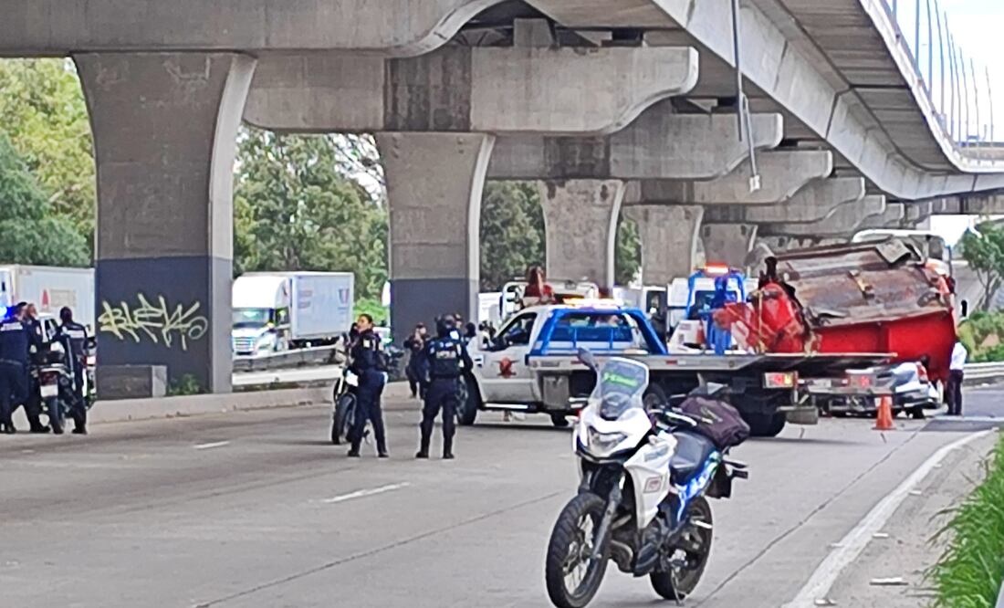 Un trágico accidente se registró en la autopista México–Puebla | Foto: EsImagen