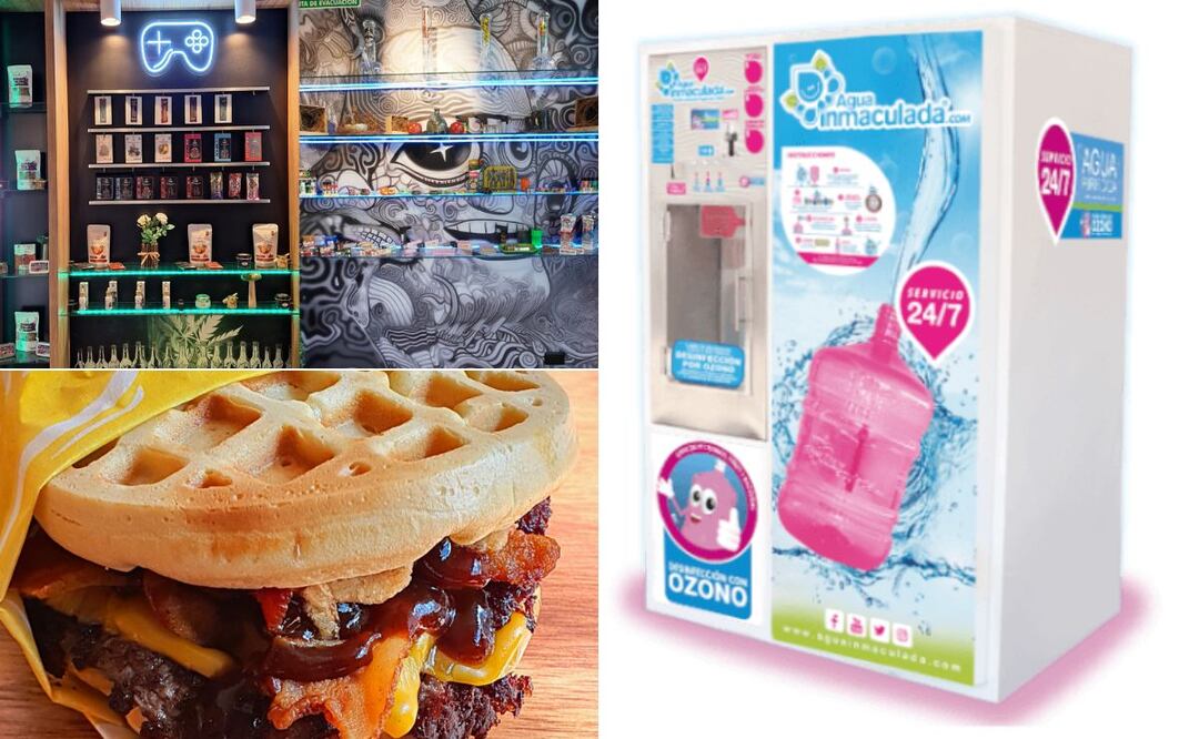 Hay franquicias poblanas ideales para emprender | Foto: Bhaangcbd / Wafflegg / Agua Inmaculada