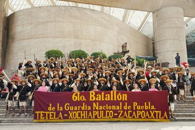 Militares de la Sierra de Puebla representan al estado en desfile de la CDMX