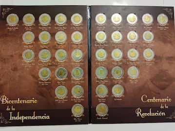 Las 38 monedas de 5 pesos. ¿Cuánto pagan por ellas los coleccionistas?