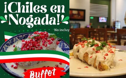 Este es el único buffet de chiles en nogada en Puebla