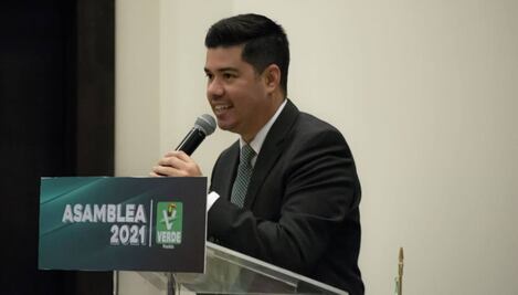 Reeligen a Jimmy Natale como dirigente del Partido Verde en Puebla