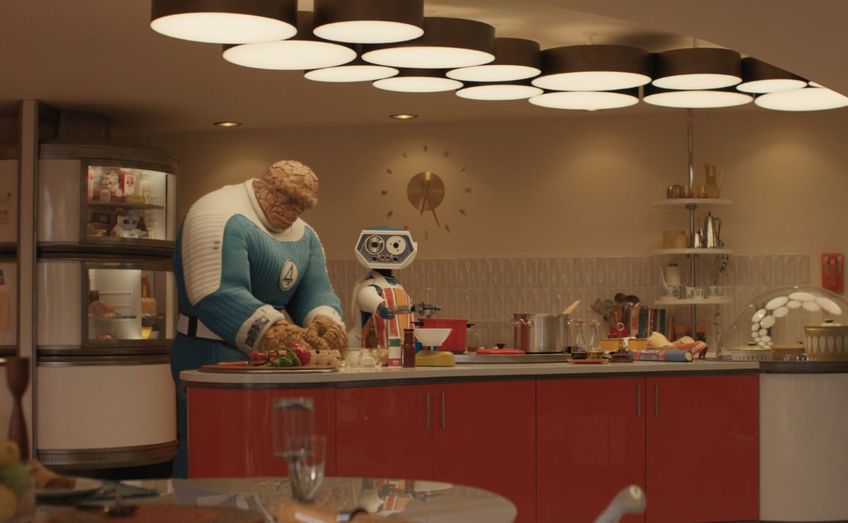 La mayoría de las escenas con La Mole se grabaron con un traje práctico para ayudar a los artistas de efectos especiales con la iluminación y la interacción con los escenarios | Foto: Marvel Studios