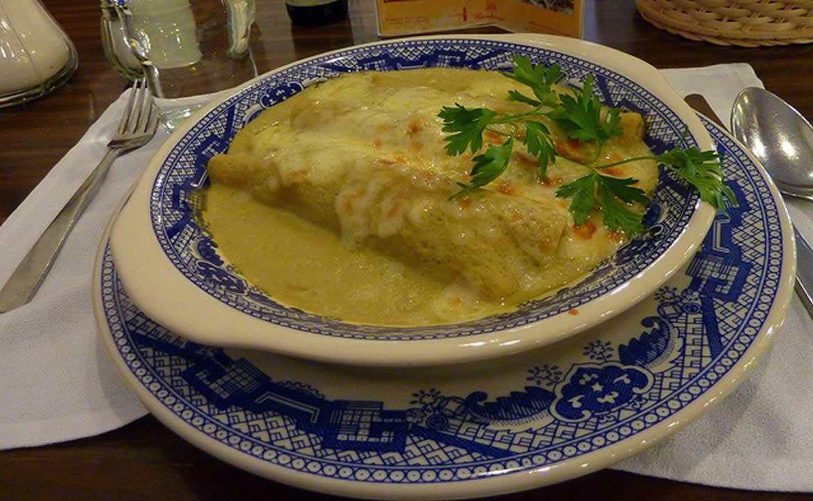 ¿Las enchiladas suizas son de Suiza?