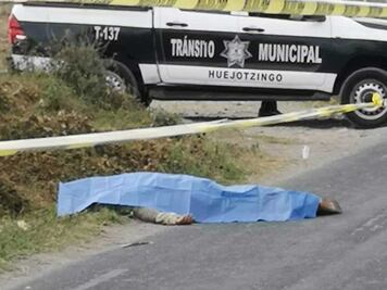 Muere hombre atropellado en Huejotzingo