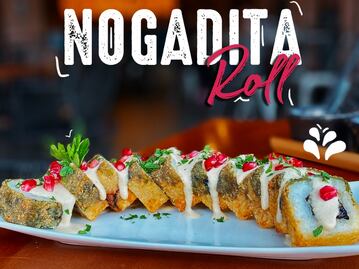 Sushi...lito en nogada solo en Puebla