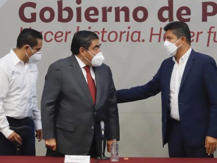 Tras elección, realizan primer encuentro Barbosa y Rivera
