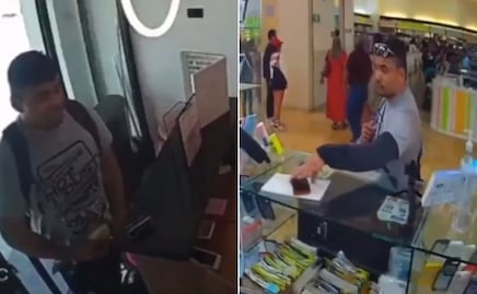 Pareja de ladrones en Puebla: roban celular en Angelópolis y asaltan en Avenida Juárez