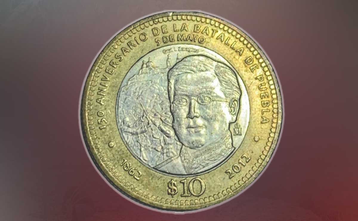 Moneda conmemorativa al 5 de Mayo se cotiza en 30 mil pesos