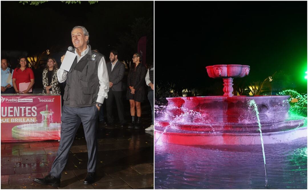 Con Fuentes que Brillan, Puebla recupera infraestructura urbana, identidad y comunidad | Foto: Ayuntamiento de Puebla