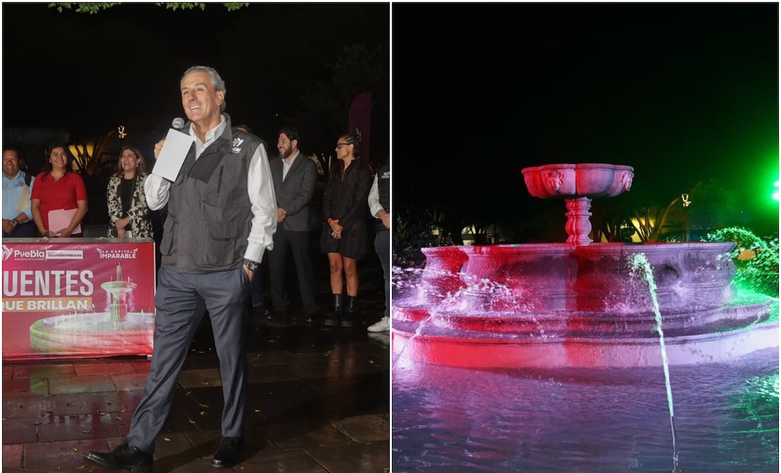 Con Fuentes que Brillan, Puebla recupera infraestructura urbana, identidad y comunidad | Foto: Ayuntamiento de Puebla