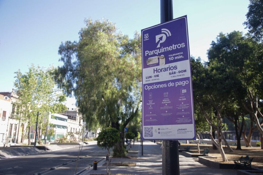 Los parquímetros en la ciudad de Puebla solo se suspenden en días inhábiles oficiales | Foto: EsImagen