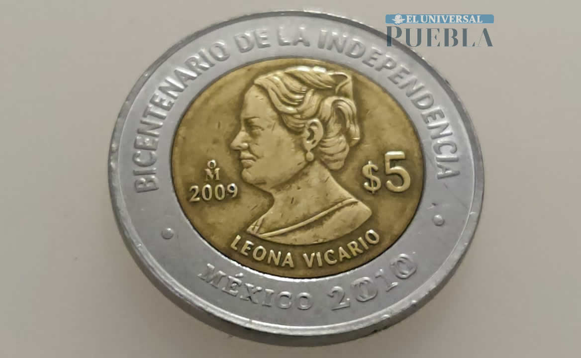 Leona Vicario. La moneda de 5 pesos que puede venderse hasta en 30 veces su valor