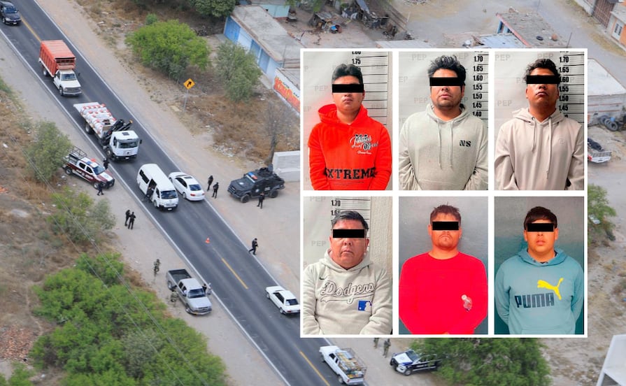 Capturan a 6 por cobro de piso en Tecamachalco