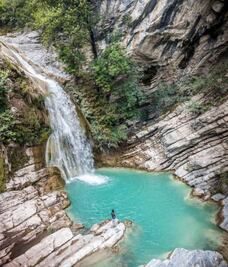Refréscate en las maravillosas cascadas de Tlameyaya