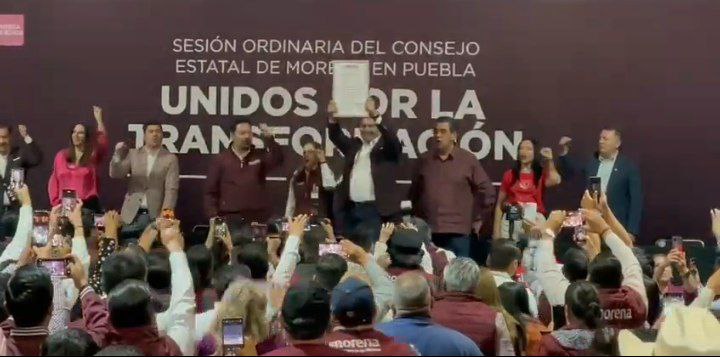 Es oficial, Alejandro Armenta es candidato único de Morena a la gubernatura de Puebla